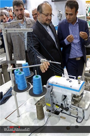 گزارش تصویری افتتاح پنجمین نمایشگاه بین المللی پوشاک تهران با حضور وزیر صنعت معدن و تجارت