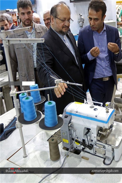 گزارش تصویری افتتاح پنجمین نمایشگاه بین المللی پوشاک تهران با حضور وزیر صنعت معدن و تجارت