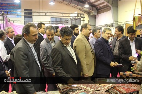 گزارش تصویری از افتتاح سیزدهمین نمایشگاه سراسری صنایع دستی همدان