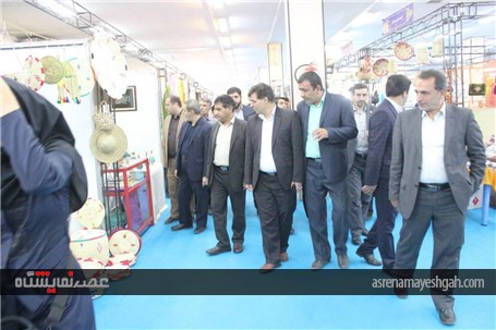 گزارش تصویری از افتتاح سیزدهمین نمایشگاه سراسری صنایع دستی همدان