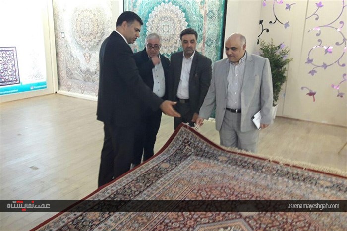 گزارش تصویری از حضور فعالان بخش خصوصی کاشان در نهمین دوره نمایشگاه فرش ماشینی