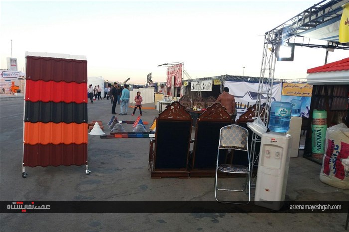 گزارش تصویری شرکت های مستقر در محوطه بیرونی نمایشگاه ساختمان کرمان