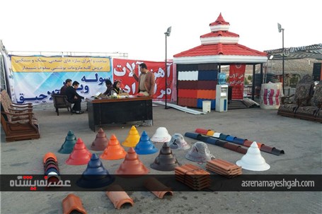 گزارش تصویری شرکت های مستقر در محوطه بیرونی نمایشگاه ساختمان کرمان