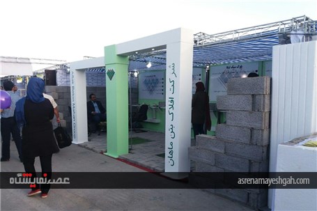 گزارش تصویری شرکت های مستقر در محوطه بیرونی نمایشگاه ساختمان کرمان