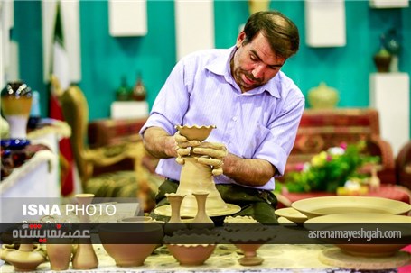 گزارش تصویری از سیزدهمین نمایشگاه سراسری صنایع دستی در همدان