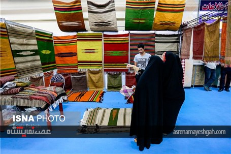 گزارش تصویری از سیزدهمین نمایشگاه سراسری صنایع دستی در همدان