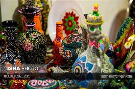 گزارش تصویری از سیزدهمین نمایشگاه سراسری صنایع دستی در همدان