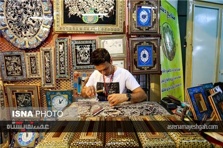 گزارش تصویری از سیزدهمین نمایشگاه سراسری صنایع دستی در همدان
