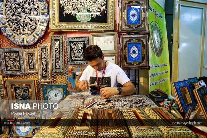 گزارش تصویری از سیزدهمین نمایشگاه سراسری صنایع دستی در همدان