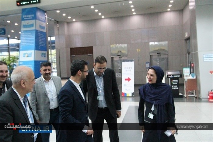 گزارش تصویری از بازدید وزیر ارتباطات از پاویون ایران در نمایشگاه تلکام بوسان