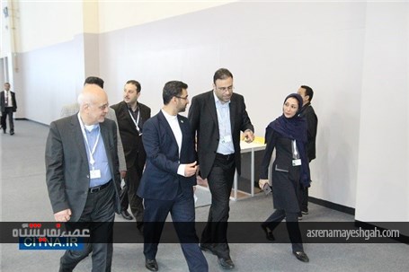 گزارش تصویری از بازدید وزیر ارتباطات از پاویون ایران در نمایشگاه تلکام بوسان