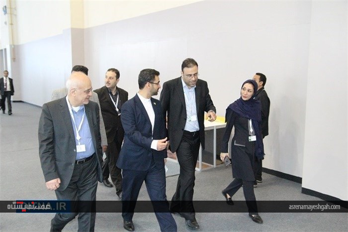 گزارش تصویری از بازدید وزیر ارتباطات از پاویون ایران در نمایشگاه تلکام بوسان
