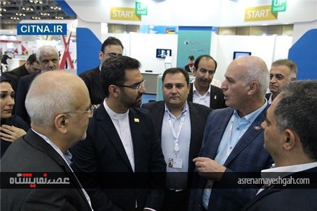 گزارش تصویری از بازدید وزیر ارتباطات از پاویون ایران در نمایشگاه تلکام بوسان