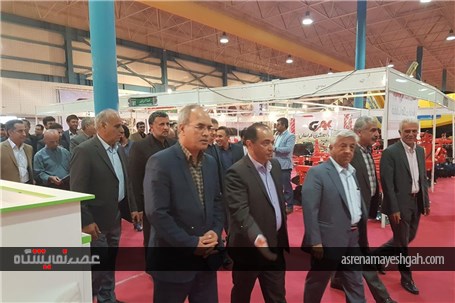 هم اکنون مراسم افتتاحیه سیزدهمین نمایشگاه بین المللی ماشین آلات کشاورزی،ادوات،تجهیزات ، صنایع وابسته