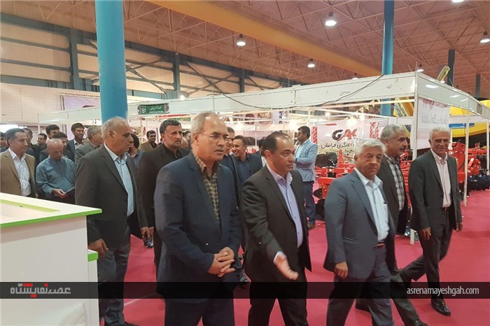 هم اکنون مراسم افتتاحیه سیزدهمین نمایشگاه بین المللی ماشین آلات کشاورزی،ادوات،تجهیزات ، صنایع وابسته