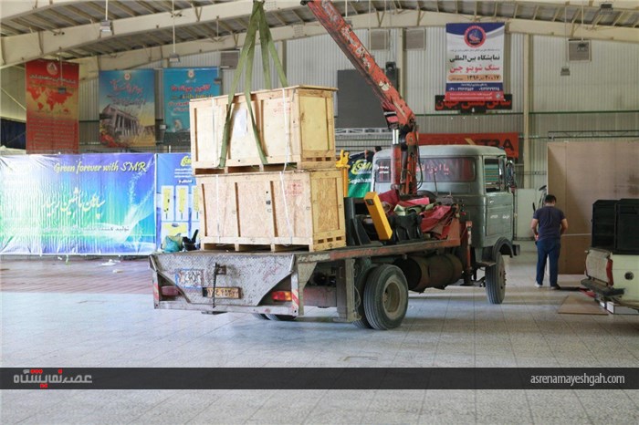 گزارش تصویری آماده سازی نمایشگاه ماشین آلات راهسازی، راهداری، معدنی و ساختمانی اصفهان