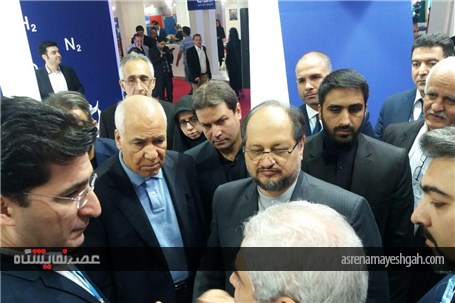 گزارش تصویری بازدید وزیر صنعت، معدن و تجارت از نمایشگاه صنعت تهران