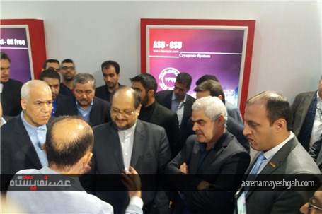گزارش تصویری بازدید وزیر صنعت، معدن و تجارت از نمایشگاه صنعت تهران