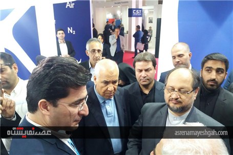 گزارش تصویری بازدید وزیر صنعت، معدن و تجارت از نمایشگاه صنعت تهران