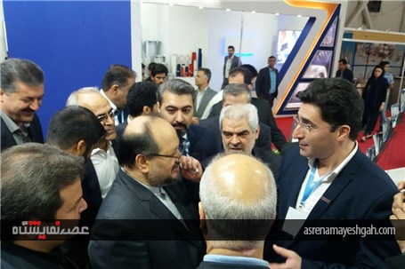 گزارش تصویری بازدید وزیر صنعت، معدن و تجارت از نمایشگاه صنعت تهران