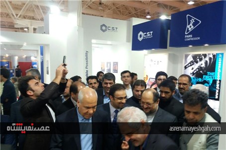 گزارش تصویری بازدید وزیر صنعت، معدن و تجارت از نمایشگاه صنعت تهران