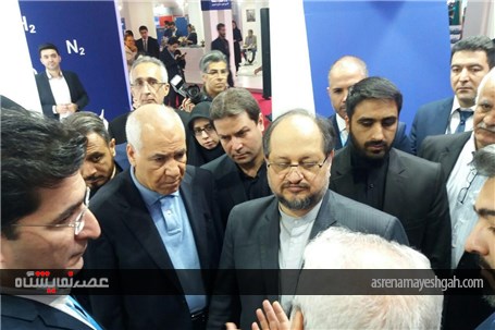 گزارش تصویری بازدید وزیر صنعت، معدن و تجارت از نمایشگاه صنعت تهران