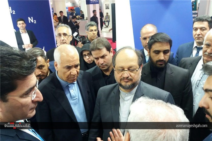 گزارش تصویری بازدید وزیر صنعت، معدن و تجارت از نمایشگاه صنعت تهران