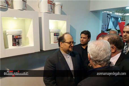 گزارش تصویری بازدید وزیر صنعت، معدن و تجارت از نمایشگاه رنگ و رزین