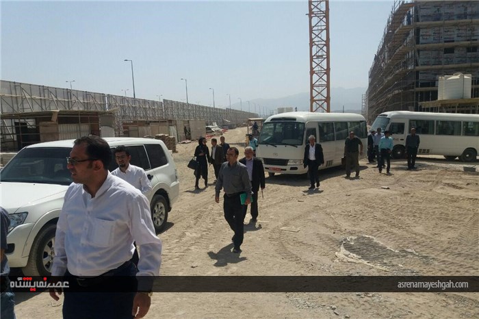 گزارش تصویری بازدید هیئت عمان از سایت شهرک صنعتی سندان