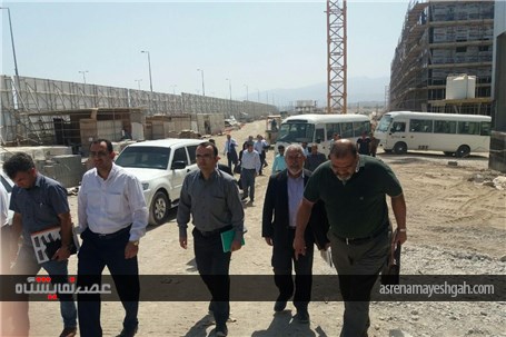 گزارش تصویری بازدید هیئت عمان از سایت شهرک صنعتی سندان