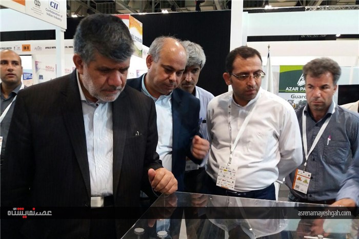 بازدید خسروتاج از غرفه های ایرانی نمایشگاه عمان