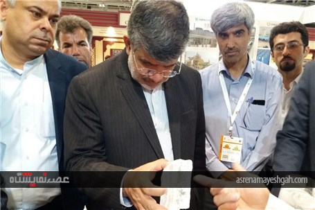 بازدید خسروتاج از غرفه های ایرانی نمایشگاه عمان