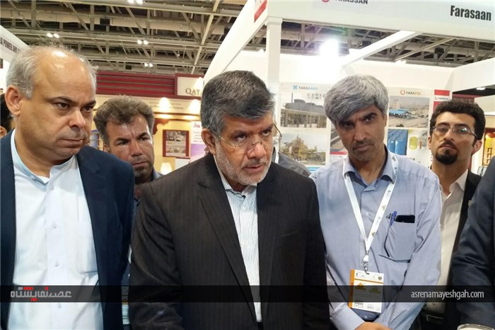 بازدید خسروتاج از غرفه های ایرانی نمایشگاه عمان