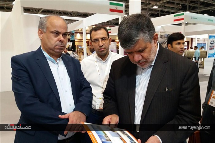 بازدید خسروتاج از غرفه های ایرانی نمایشگاه عمان