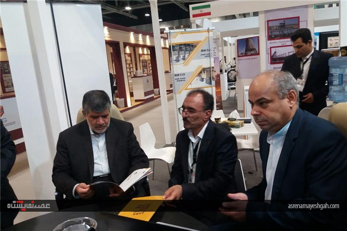 بازدید خسروتاج از غرفه های ایرانی نمایشگاه عمان