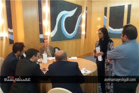 گزارش تصویری پاسخگویی مسئولین منطقه ازاد صحار به سوالات اعزای هیئت ایرانی