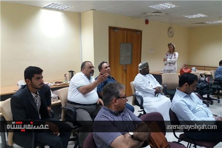 گزارش تصویری پرسش و پاسخ در بانک صحار عمان با هیئت تجاری ایران