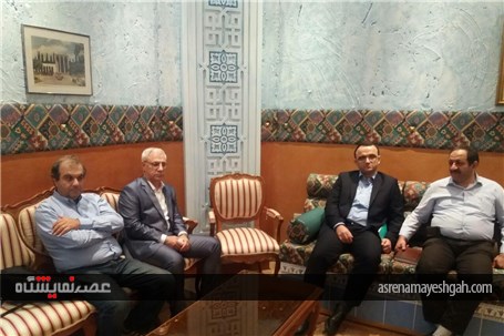 گزارش تصویری حضور هیئت تجاری در سفارت ایران در مسقط