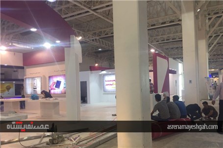 گزارش تصویری آماده‌سازی هجدهمین نمایشگاه بین‌المللی صنایع مخابرات‌‌و‌اطلاع رسانی ایران (تلکام 2017)
