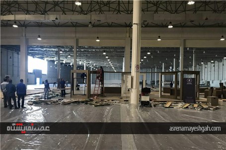 گزارش تصویری آماده سازی نمایشگاه کیش اینوکس