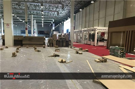 گزارش تصویری آماده سازی نمایشگاه کیش اینوکس