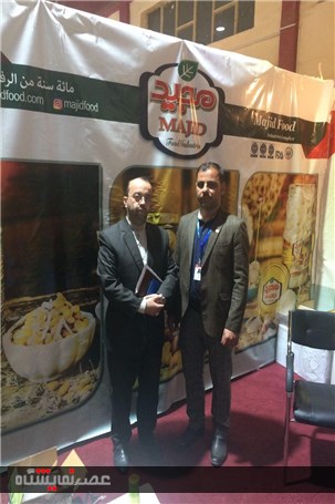 بازدید رایزن بازرگانی ایران در عراق از پاویون ایران در نمایشگاه عراق