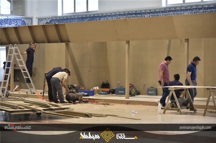 گزارش تصویری آماده سازی بیست و سومین نمایشگاه مطبوعات