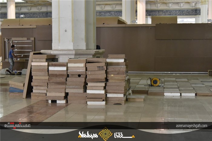گزارش تصویری آماده سازی بیست و سومین نمایشگاه مطبوعات