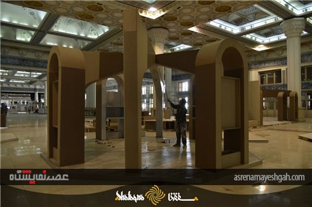 گزارش تصویری آماده سازی بیست و سومین نمایشگاه مطبوعات