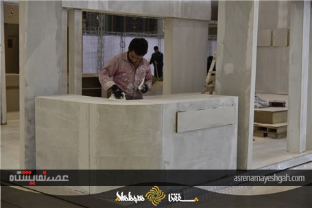 گزارش تصویری آماده سازی بیست و سومین نمایشگاه مطبوعات