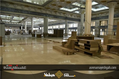 گزارش تصویری آماده سازی بیست و سومین نمایشگاه مطبوعات