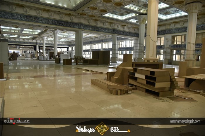 گزارش تصویری آماده سازی بیست و سومین نمایشگاه مطبوعات