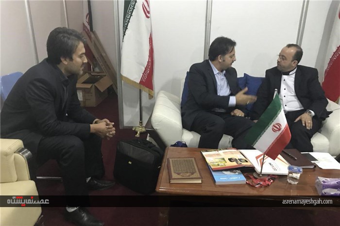 بازدید رایزن بازرگانی ایران در عراق از پاویون ایران در نمایشگاه عراق