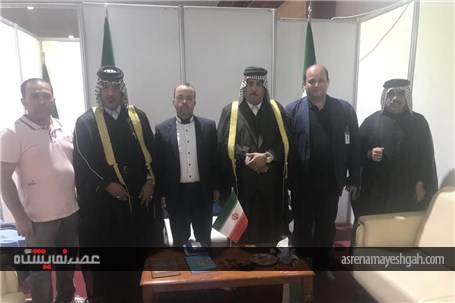 بازدید رایزن بازرگانی ایران در عراق از پاویون ایران در نمایشگاه عراق
